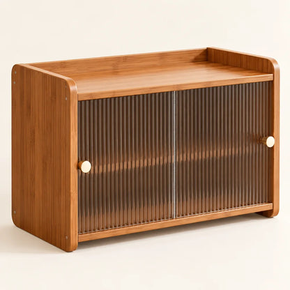 Woven door Corner Cup Cabinet (35 cm) — view 4