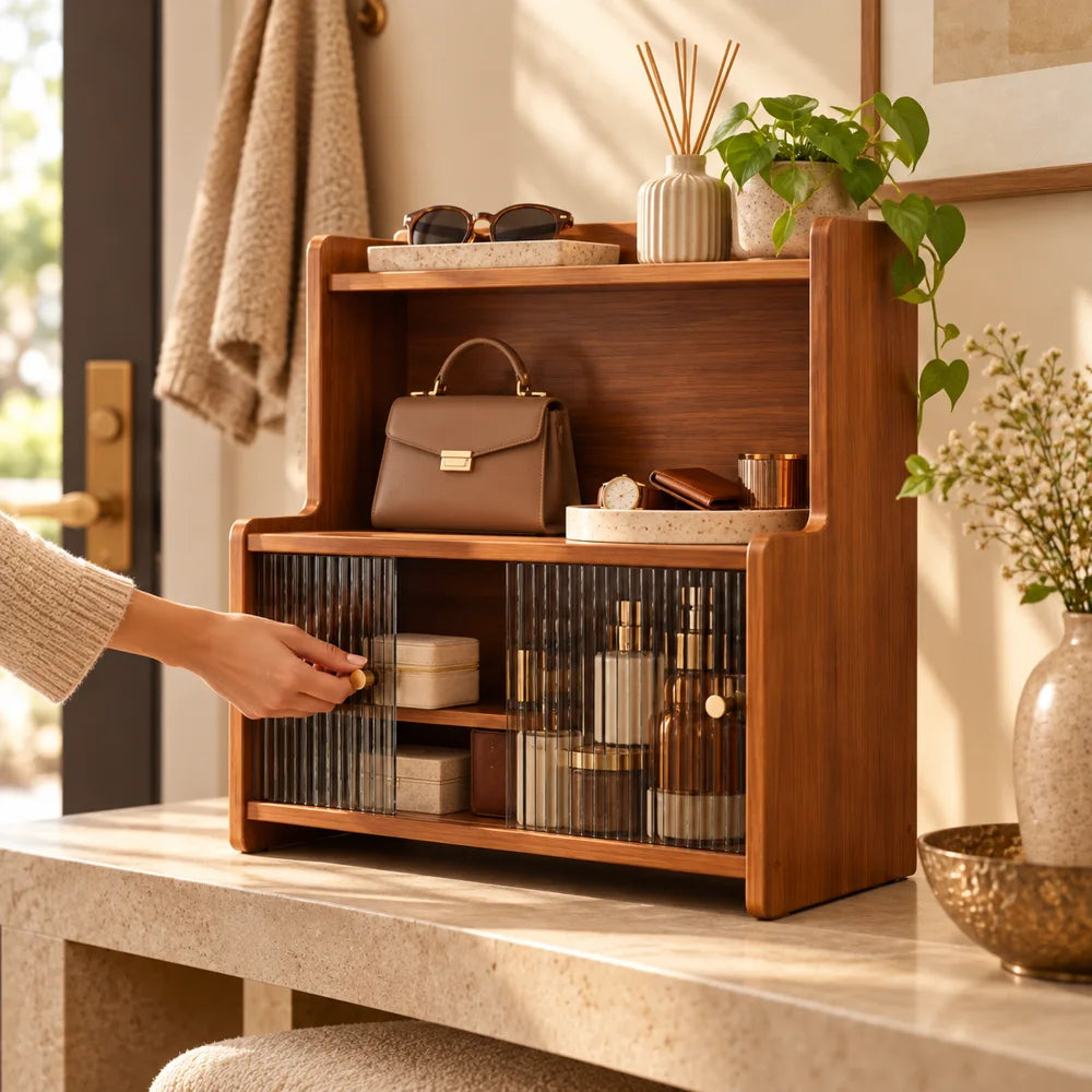 Vintage Sliding door Countertop Shelf (35 cm) — view 5