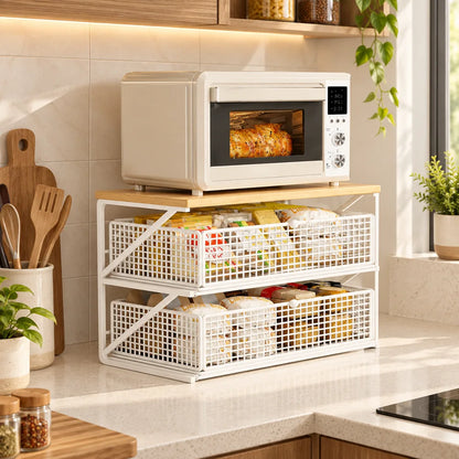 Pull-Out Appliance Rack Double Shelf — view 1