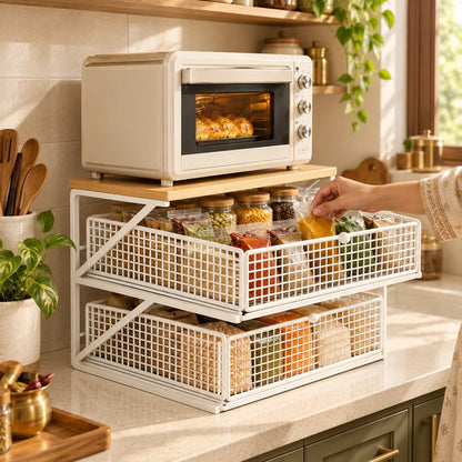 Pull-Out Appliance Rack Double Shelf — view 2