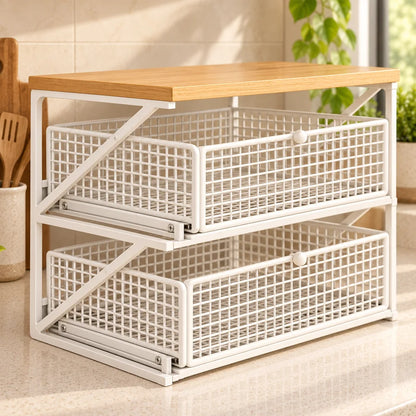 Pull-Out Appliance Rack Double Shelf — view 4
