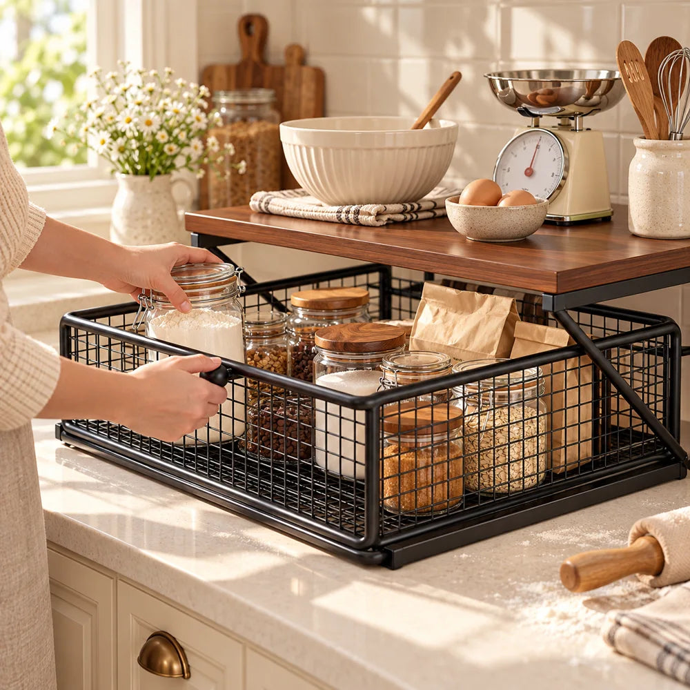 Vintage Coffee Stand Single Shelf — view 2