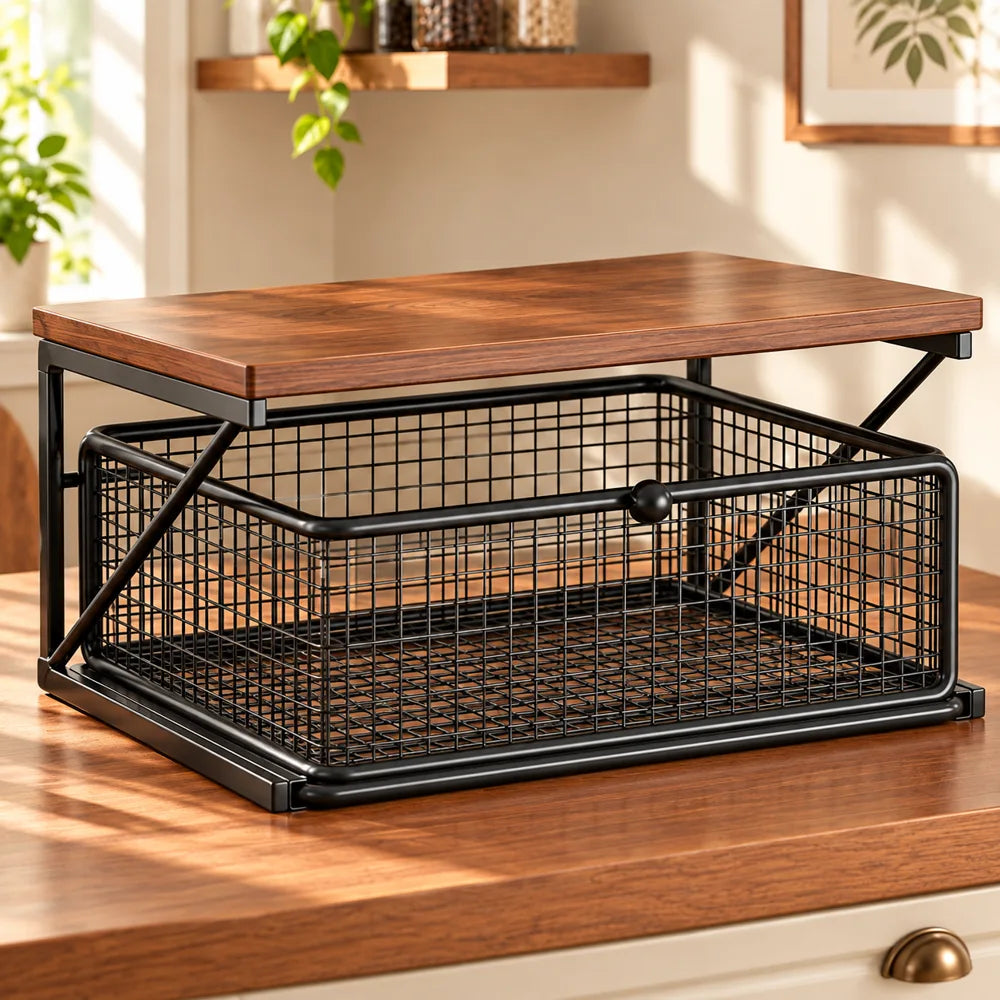 Vintage Coffee Stand Single Shelf — view 4