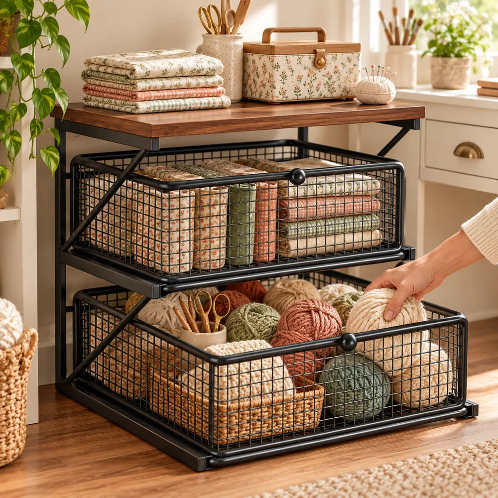Vintage Coffee Stand Double Shelf — view 5
