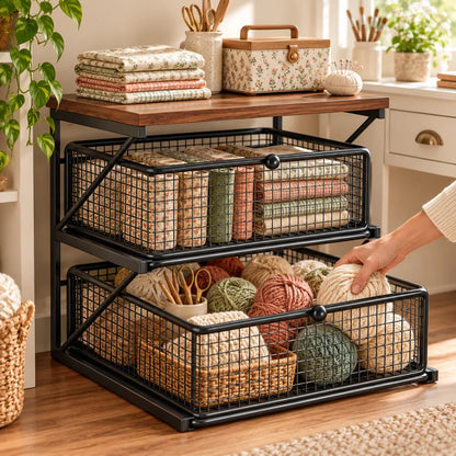 Vintage Coffee Stand Double Shelf — view 5