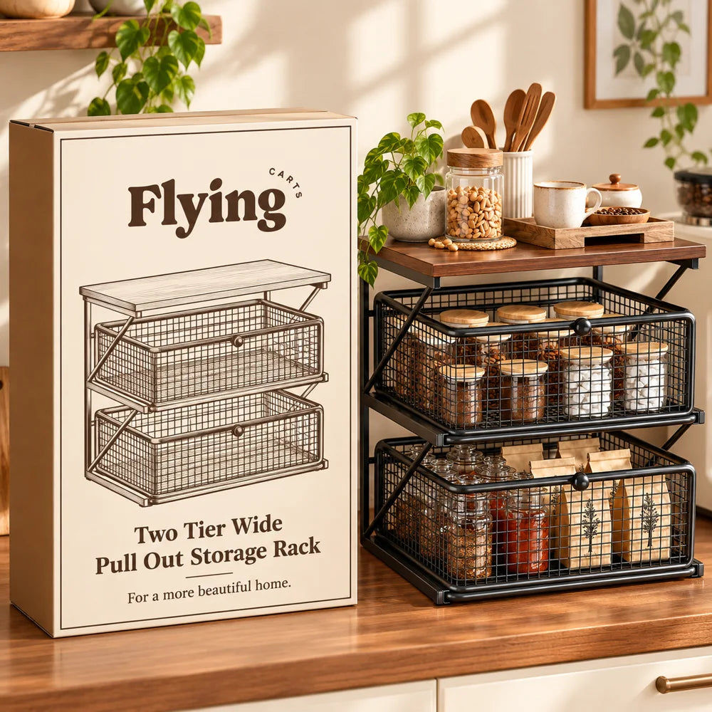 Vintage Coffee Stand Double Shelf — view 6