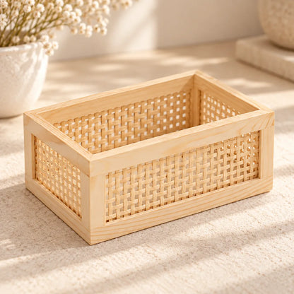 Natural Woven Mini Storage Tray — view 4