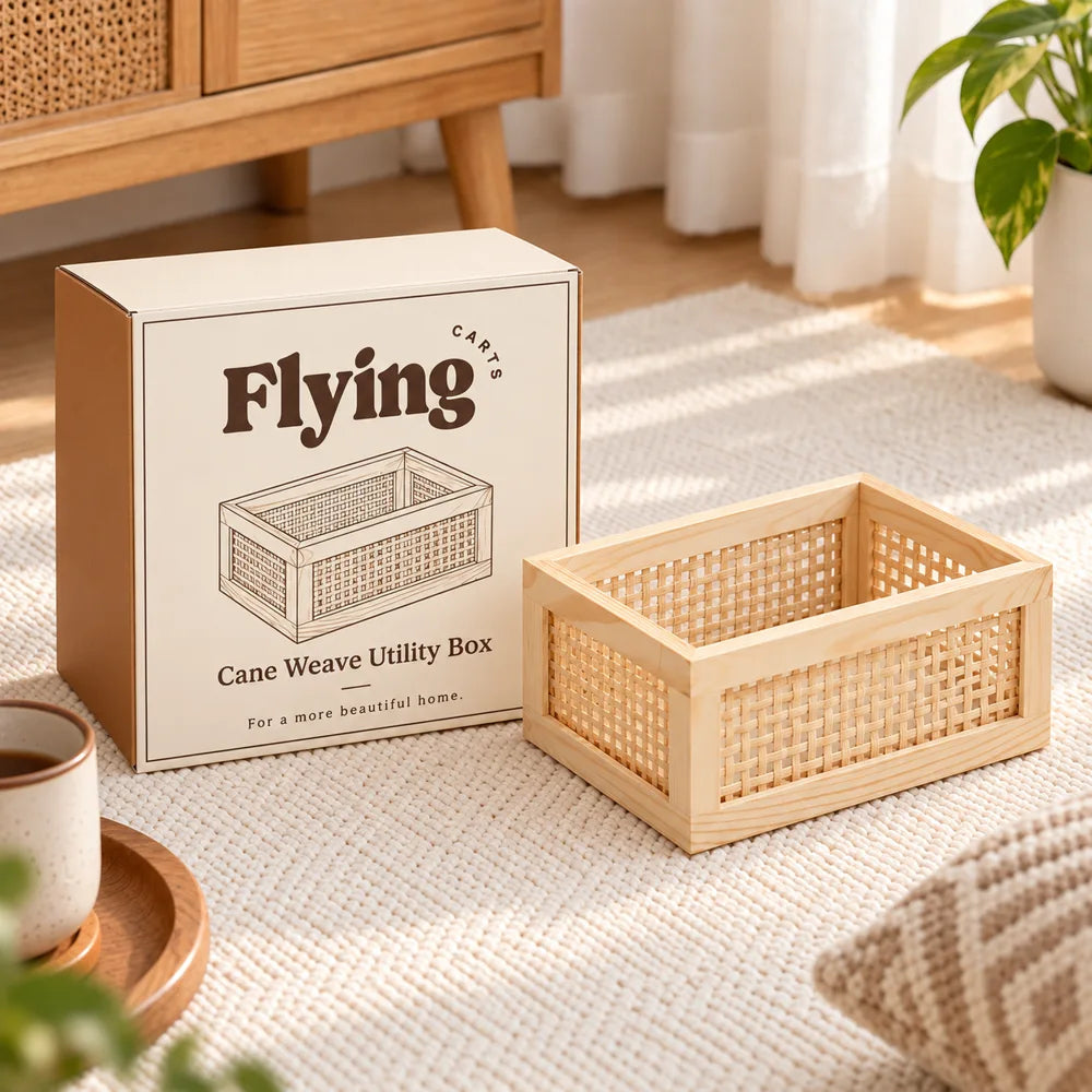 Natural Woven Mini Storage Tray — view 6