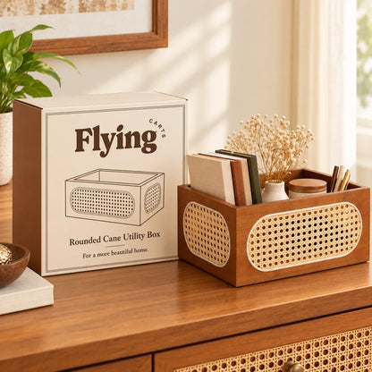 Vintage Open Storage Basket — view 6