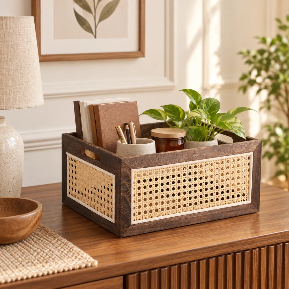 Toasted Woven Basket — view 1