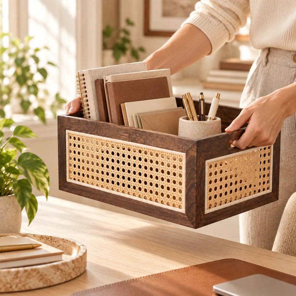 Toasted Woven Basket — view 2