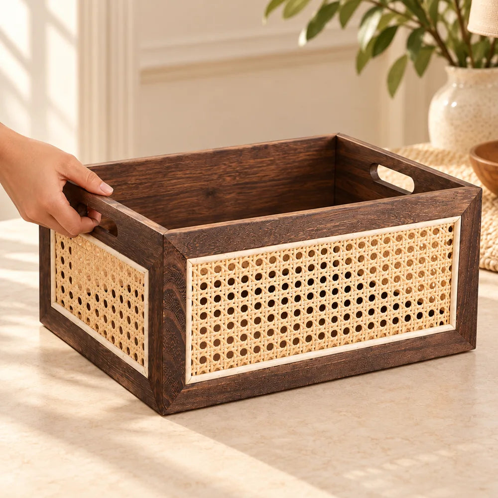 Toasted Woven Basket — view 4