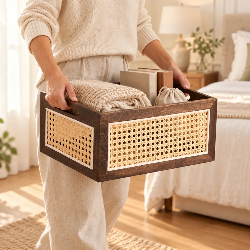 Toasted Woven Basket — view 5