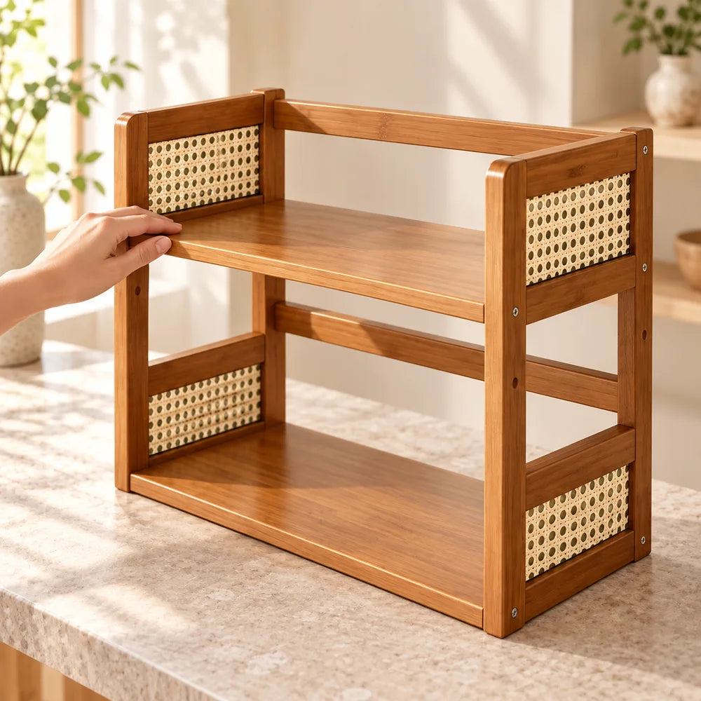 Vintage Open Book Organiser (2 Tiers & 40 cm) — view 4