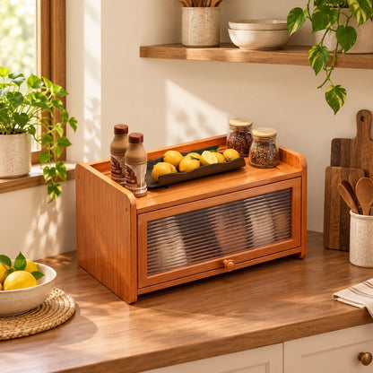 Tea room Reeded door Cup Cabinet (2 Tiers & 30 cm) — view 1