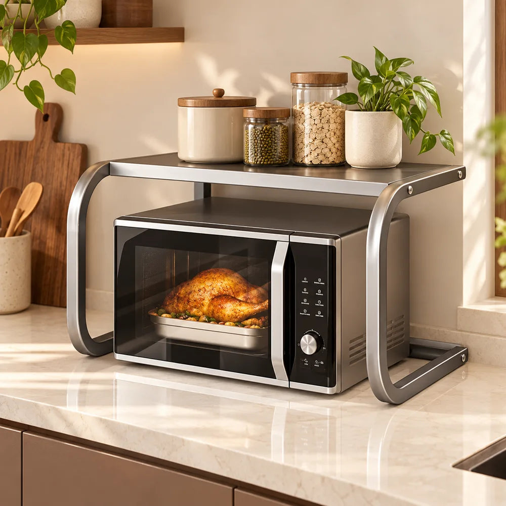 Microwave Shelf Rack — view 4