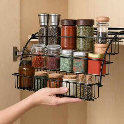 Pull-Out Cabinet Spice Rack — view 3