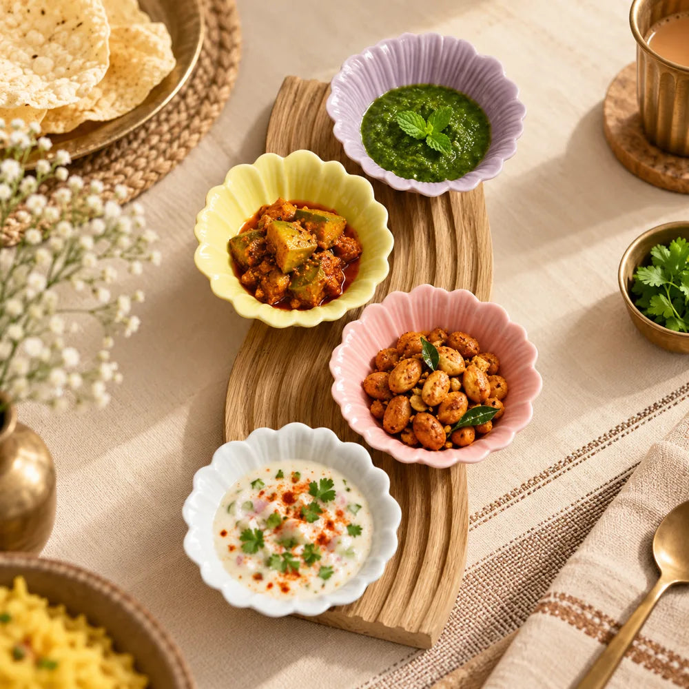 Floral Petal Bowls Set — view 3