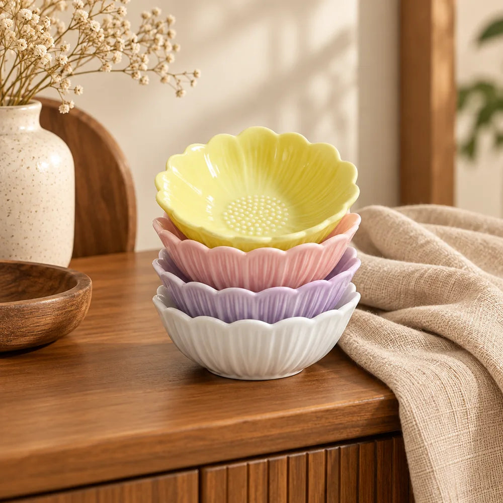 Floral Petal Bowls Set — view 5