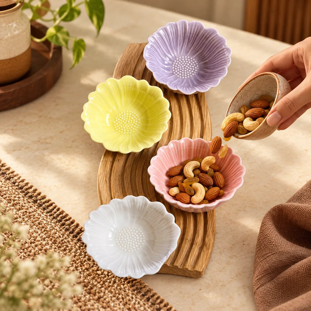 Floral Petal Bowls Set — view 6