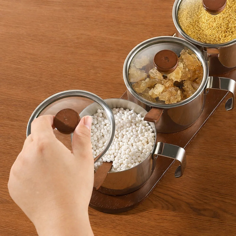Stainless Steel Seasoning Jar Set — view 4