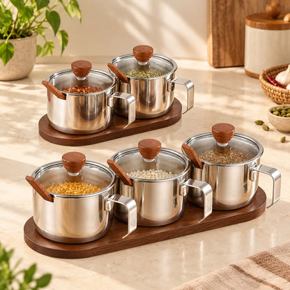 Stainless Steel Seasoning Jar Set — view 6