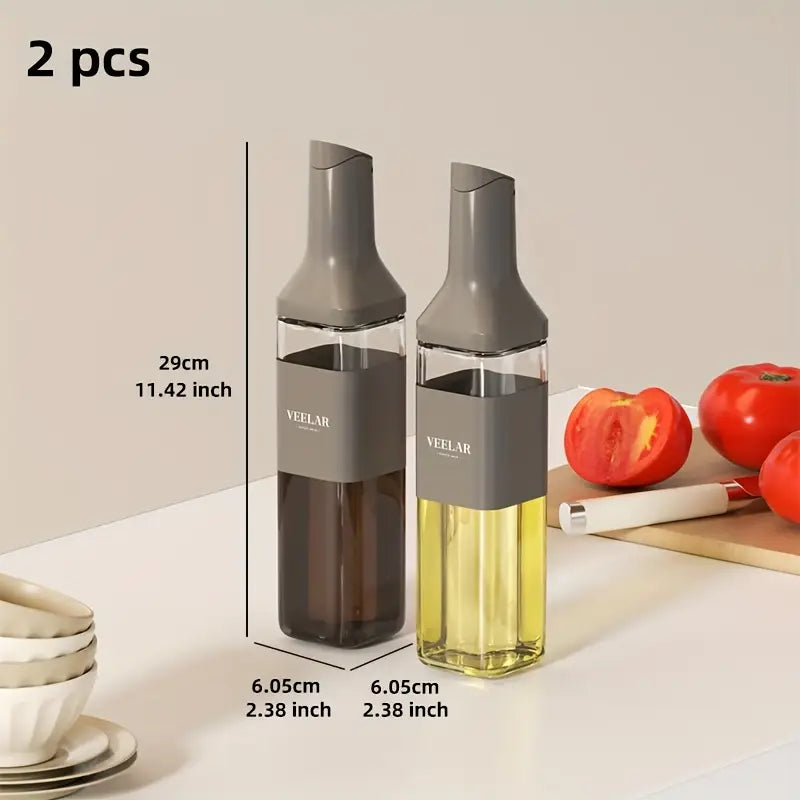 Square Oil Glass Bottle