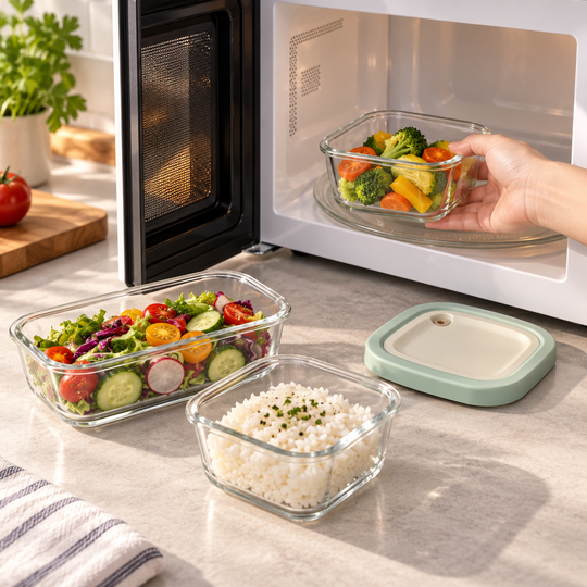 Fresh Portable Meal Box - reheating setup
