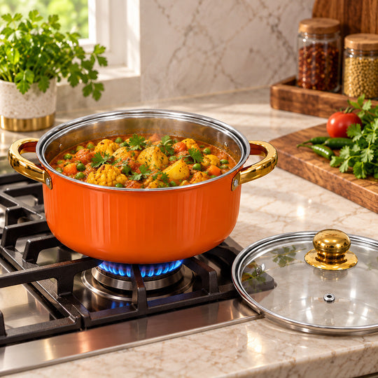 Golden Royal Cookware Set - use image 4