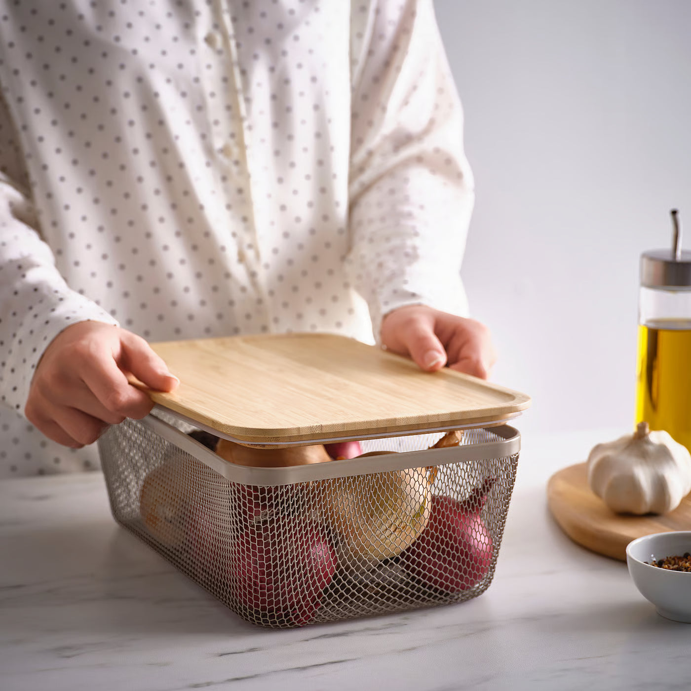 Wire Mesh Storage Baskets