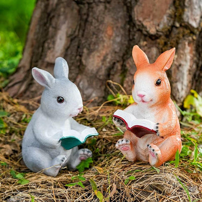 Reading Rabbit Ornaments