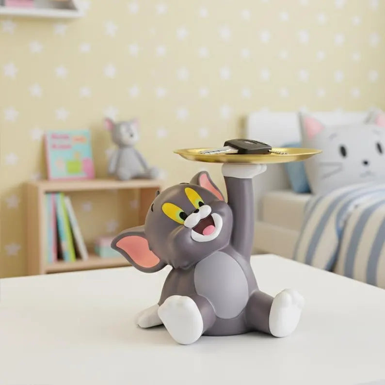 Mini Cat Figurine Tray