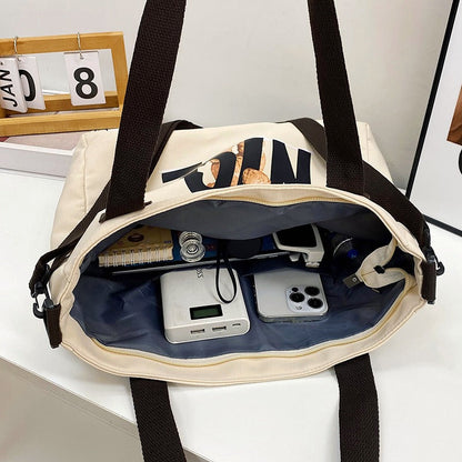 Bear Print Shoulder Bag