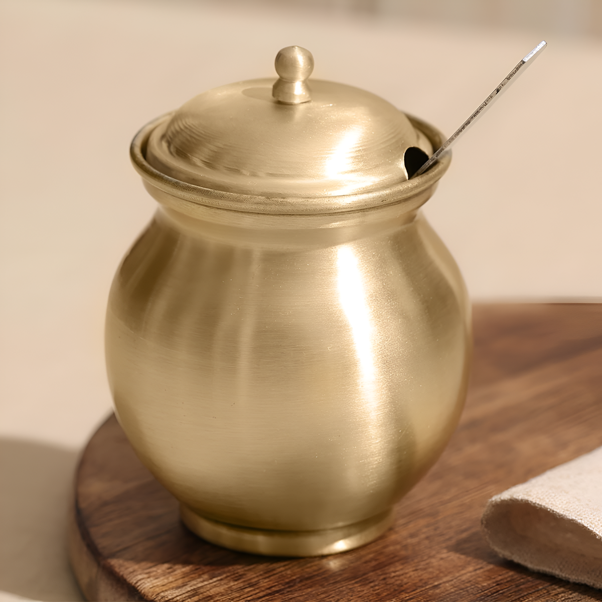 Golden Ghee Pot