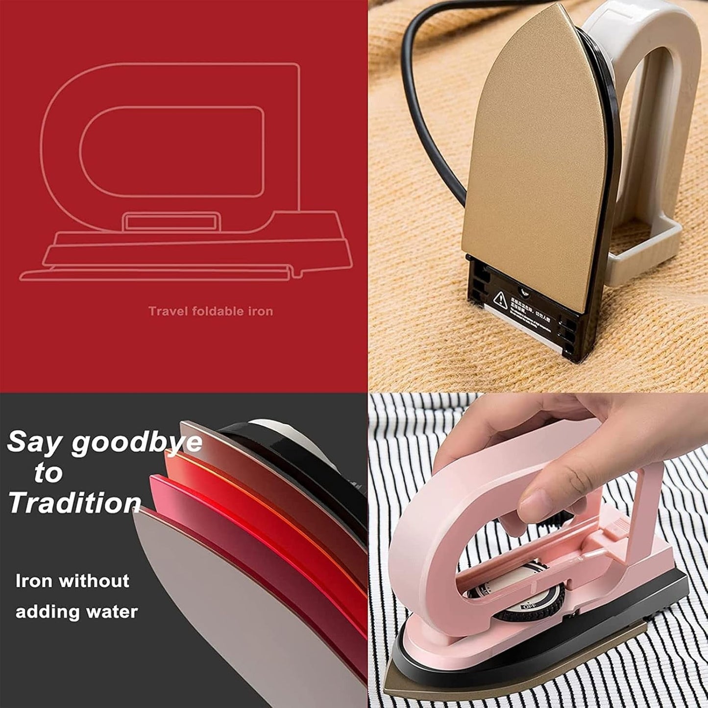 Foldable Quick Press Iron