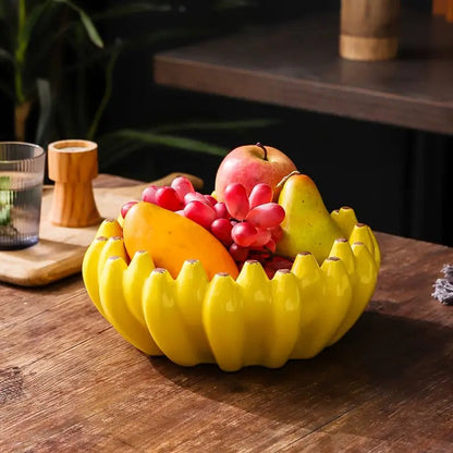 Banana Shaped Fruit Bowl