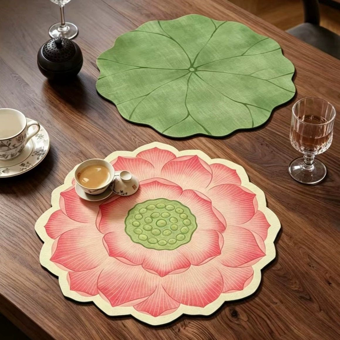 Elegant Lotus Mat