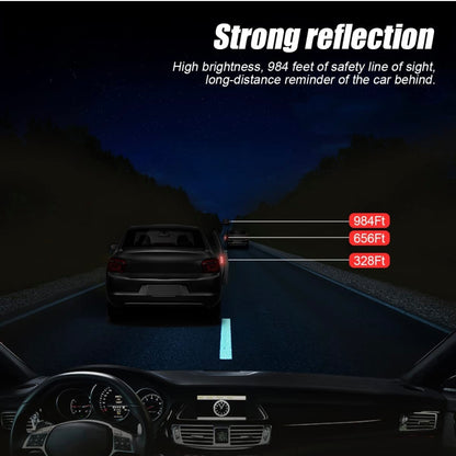 Blind Spot Mirror(2pc)+ Warning Sticker(4pc)