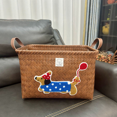 Cute Dog Storage Basket