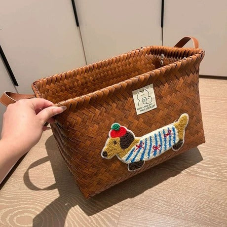 Cute Dog Storage Basket