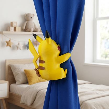 Pikachu Curtain Holder
