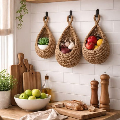 Crochet Hanging Baskets