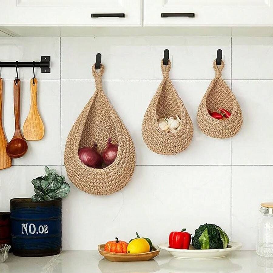 Crochet Hanging Baskets