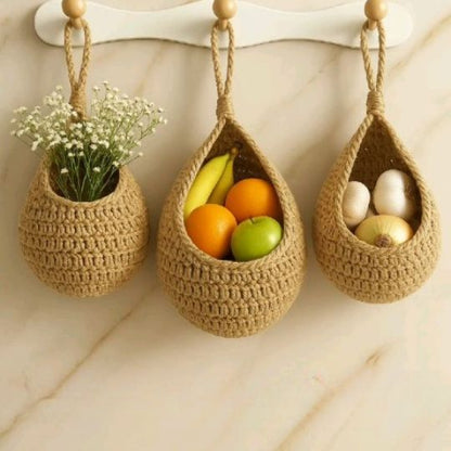Crochet Hanging Baskets
