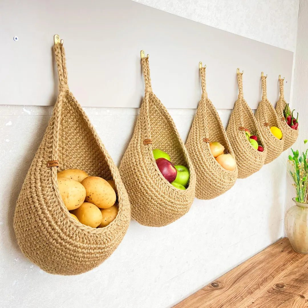 Crochet Hanging Baskets
