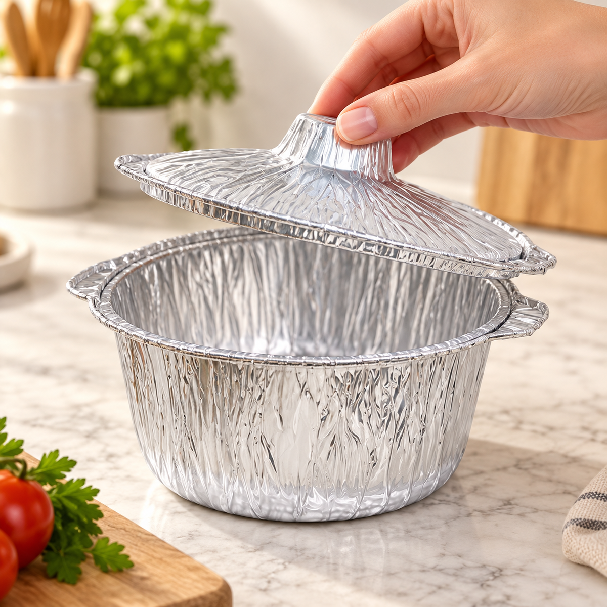 HandyServe Foil Cooking Pot