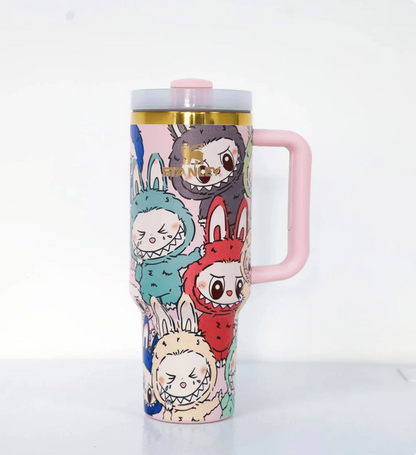 Cute Labubu Squad Tumbler
