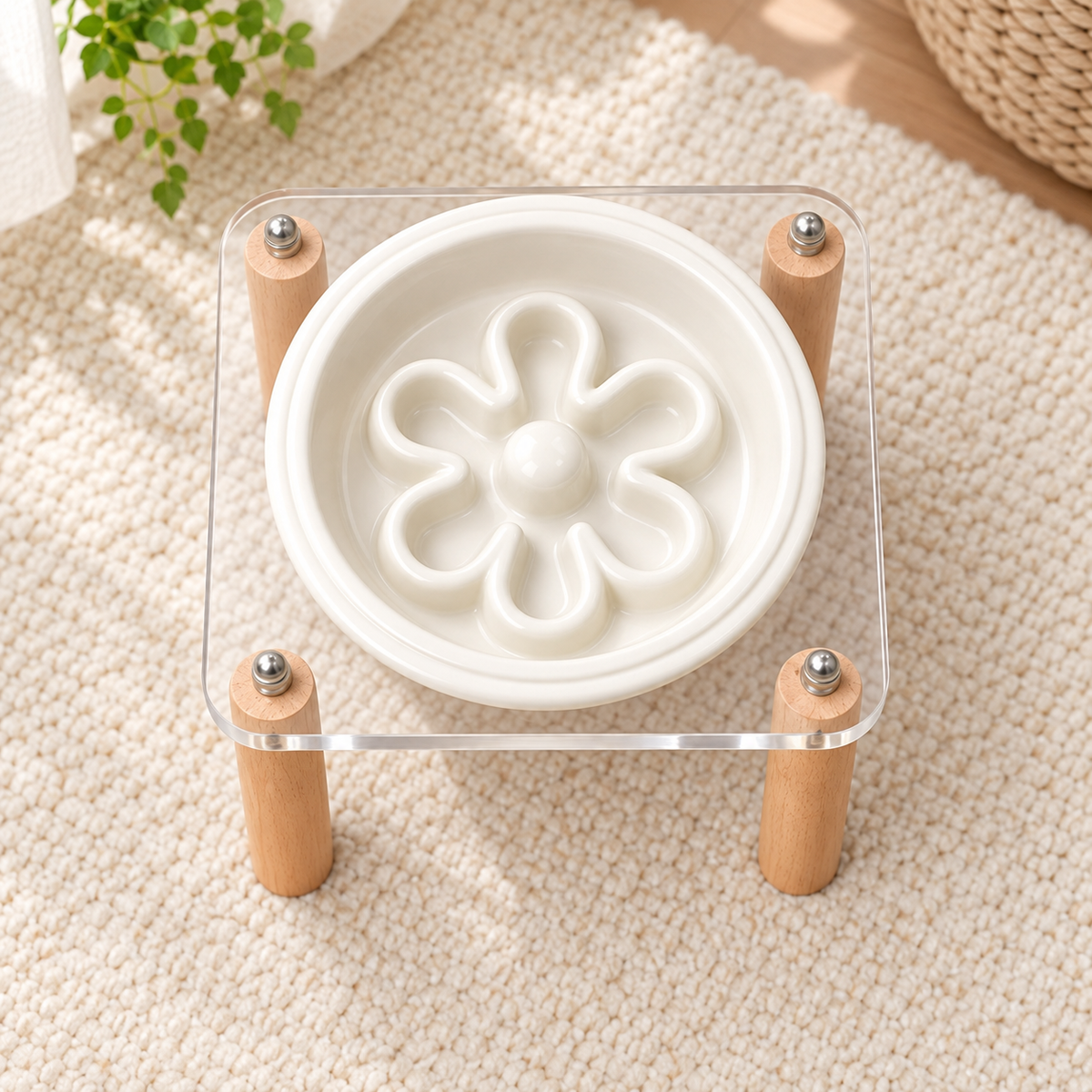 Little Bloom Pet Bowl: 02 flower channel detail