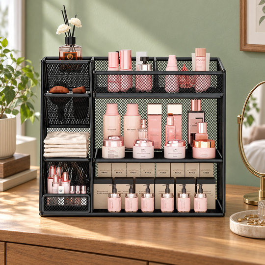 Multi Compartment Desk Organizer — dressing table