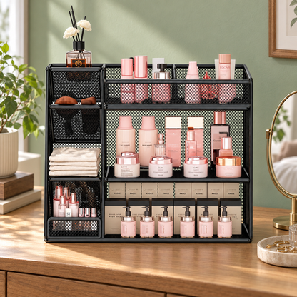 Multi Compartment Desk Organizer — dressing table